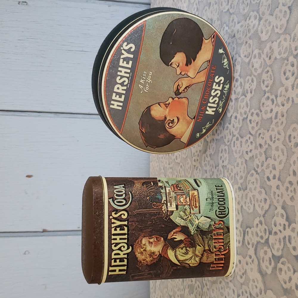 Vintage Hershey Tin Boxes